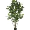 Trees & Topiaries-Kirkland's Home Green Fiddle Leaf Tree, 5 Ft.