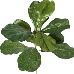 Trees & Topiaries-Kirkland's Home Green Fiddle Leaf Tree, 5 Ft.