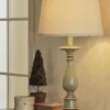 Table Lamps-Kirkland's Home Green French Country Table Lamp Ivory