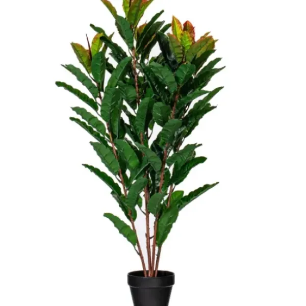 Trees & Topiaries-Kirkland's Home Green Myrtle Tree In Black Planter
