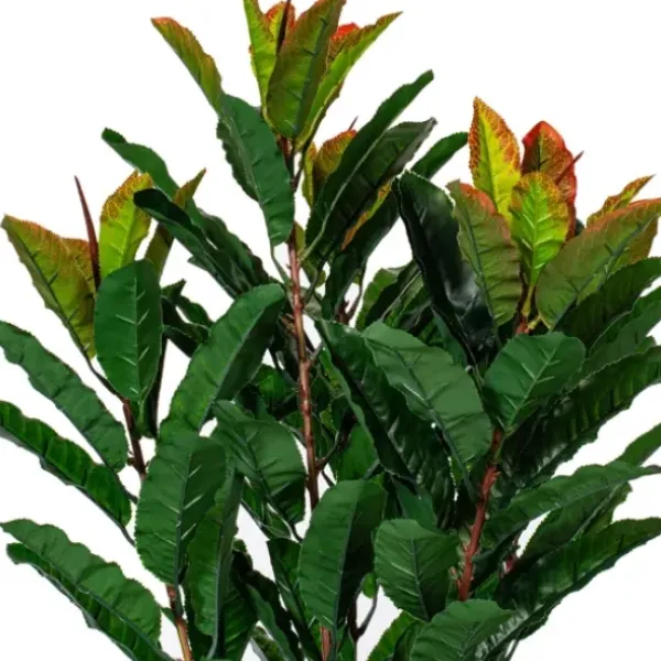 Trees & Topiaries-Kirkland's Home Green Myrtle Tree In Black Planter