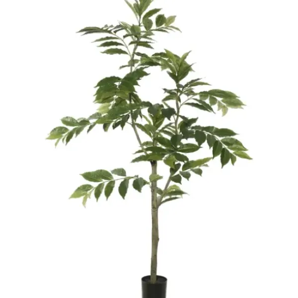 Trees & Topiaries-Kirkland's Home Green Nandina Potted Tree, 4 Ft.
