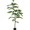 Trees & Topiaries-Kirkland's Home Green Nandina Tree In Black Planter