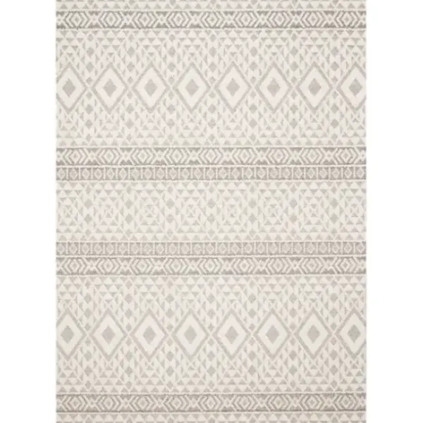 Outdoor Rugs-Kirkland's Home Green Pineapple Outdoor Area Rug, 7X9 Green/Gray