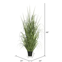 Trees & Topiaries-Kirkland's Home Green Ryegrass Potted Plant