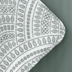 Quilts-Kirkland's Home Green Scalloped Reversible 3-Pc. King Quilt Set Green/White