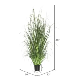 Trees & Topiaries-Kirkland's Home Green Sheep Grass Potted Plant