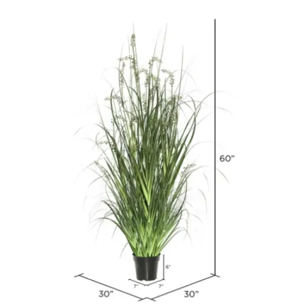 Trees & Topiaries-Kirkland's Home Green Sheep Grass Potted Plant