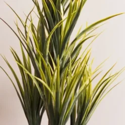 Trees & Topiaries-Kirkland's Home Green Yucca Tree In Black Planter