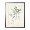 Framed Art-Kirkland's Home Greenery Botanical Iv Pewter Framed Art Print Ivory