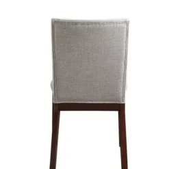 Dining Chairs-Kirkland's Home Greige And Walnut Dining Chairs, Set Of 2 Tan/Gray