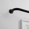 Curtain Rods & Hardware-Kirkland's Home Gunmetal Adjustable Torch Curtain Rod, 120 In. Gray