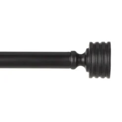 Curtain Rods & Hardware-Kirkland's Home Gunmetal Open Sphere Curtain Rod, 120 In.