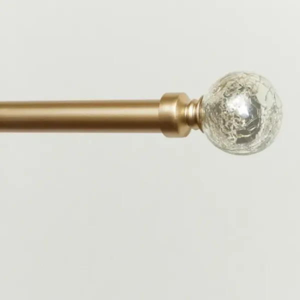 Curtain Rods & Hardware-Kirkland's Home Gunmetal Open Sphere Curtain Rod, 72 In.