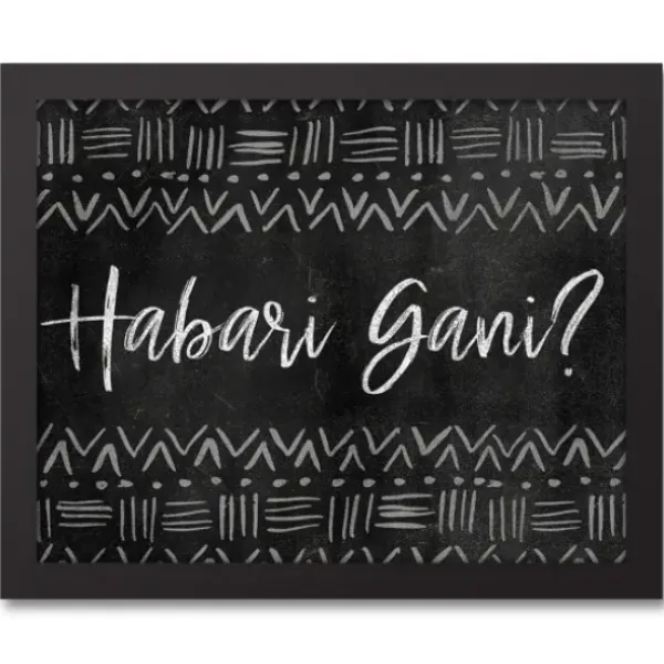 Wall Plaques-Kirkland's Home Habari Gani Kwanzaa Wall Plaque