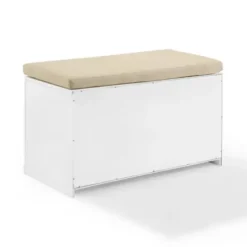 Entryway Furniture-Kirkland's Home Halie Modern Upholstered Storage Bench