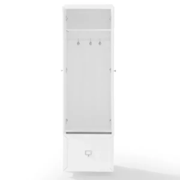 Cabinets & Sideboards-Kirkland's Home Halie White Wood 2-Door Pantry Closet