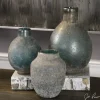 Vases-Kirkland's Home Hand Carved Wooden Urns, Set Of 2 Tan/Brown