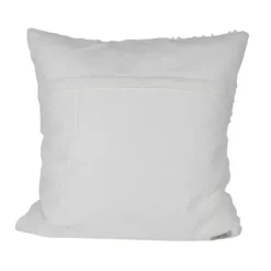 Pillows-Kirkland's Home Hand Woven Pulled Knot Pillow White
