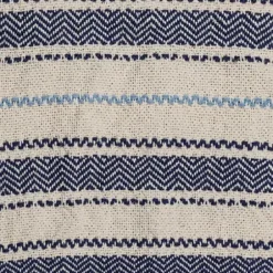 Blankets & Throws-Kirkland's Home Hand Woven Striped Throw Blanket Blue