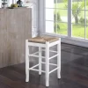 Bar Stools & Counter Height Stools-Kirkland's Home Handwoven Counter Stool White