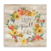 Wall Quotes & Signs-Kirkland's Home Happy Fall Y'All Wreath Giclee Canvas Art Print Tan/Multi