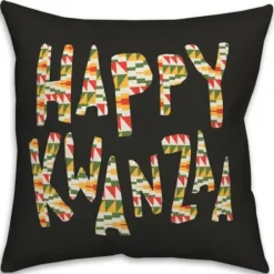 Wall Plaques-Kirkland's Home Happy Kwanza Decorative Throw Pillow