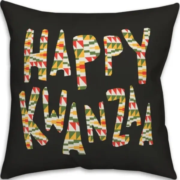 Wall Plaques-Kirkland's Home Happy Kwanza Decorative Throw Pillow