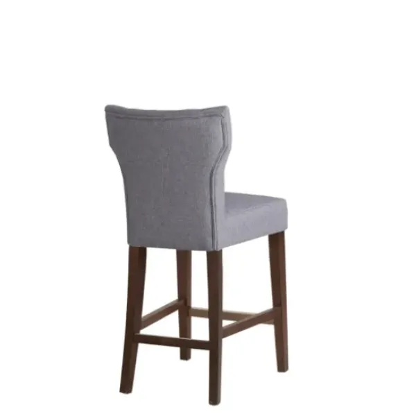 Bar Stools & Counter Height Stools-Kirkland's Home Harrison Tufted Counter Stool Gray