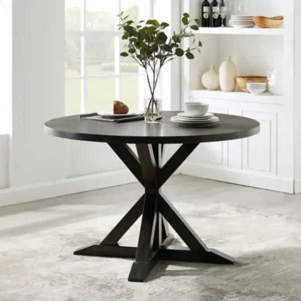 Dining Tables-Kirkland's Home Hayden Round Dining Table