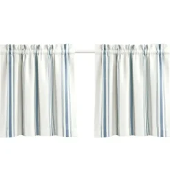 Curtains & Drapes-Kirkland's Home Hazel Sheer Braid 2-Pc. Curtain Panel Set, 96 In. White