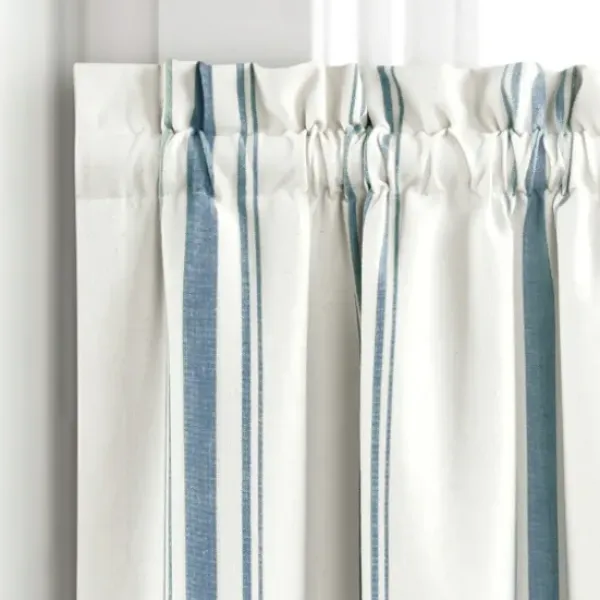 Curtains & Drapes-Kirkland's Home Hazel Sheer Braid 2-Pc. Curtain Panel Set, 96 In. White