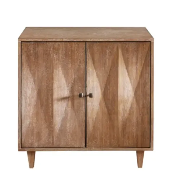 Cabinets & Sideboards-Kirkland's Home Hazelnut Prism Cabinet Brown