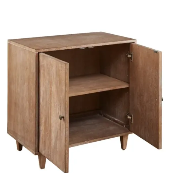 Cabinets & Sideboards-Kirkland's Home Hazelnut Prism Cabinet Brown