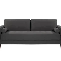 Sofas & Loveseats-Kirkland's Home Heather Chelsea Modern Sofa Gray
