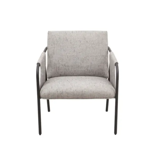 Accent Chairs-Kirkland's Home Heathered Exposed Frame Accent Chair Gray