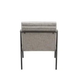 Accent Chairs-Kirkland's Home Heathered Exposed Frame Accent Chair Gray