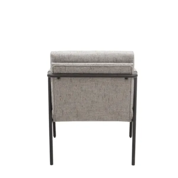 Accent Chairs-Kirkland's Home Heathered Exposed Frame Accent Chair Gray