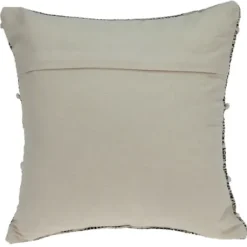 Pillows-Kirkland's Home Heathered Knots Throw Pillow Black/White