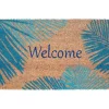 Doormats-Kirkland's Home Hello Side Coir Doormat Tan/Black