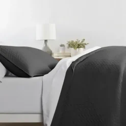 Bedspreads & Coverlets-Kirkland's Home Herring 3-Pc. Queen Quilted Coverlet Set Gray