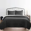 Bedspreads & Coverlets-Kirkland's Home Herring Quilted 3-Pc. Twin Coverlet Set Gray