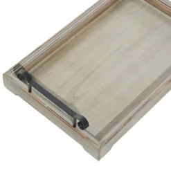 Decorative Trays-Kirkland's Home Hexagon Large Print 2-Pc. Tray Set Gold