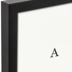 Wall Quotes & Signs-Kirkland's Home Hi Alphabet Framed Canvas Wall Plaque Black/White