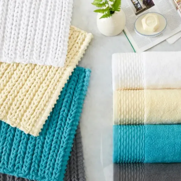 Bathroom Rugs-Kirkland's Home High Pile Marshmallow Bath Mat, 40 In. Gray