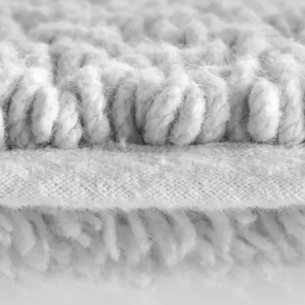 Bathroom Rugs-Kirkland's Home High Pile Marshmallow Bath Mat, 30 In. Gray