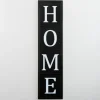 Wall Plaques-Kirkland's Home Home Black Metal Vertical Wall Plaque Black/White