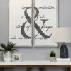 Wall Quotes & Signs-Kirkland's Home Home Is The Story Framed Wall Plaques, Set Of 2 Gray