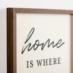 Wall Quotes & Signs-Kirkland's Home Home Is Where All The Good Things Are Wall Plaque Tan/Black