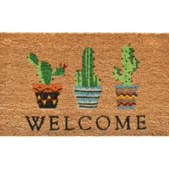 Doormats-Kirkland's Home Home Is Where You Drop Your Anchor Doormat Tan/Black